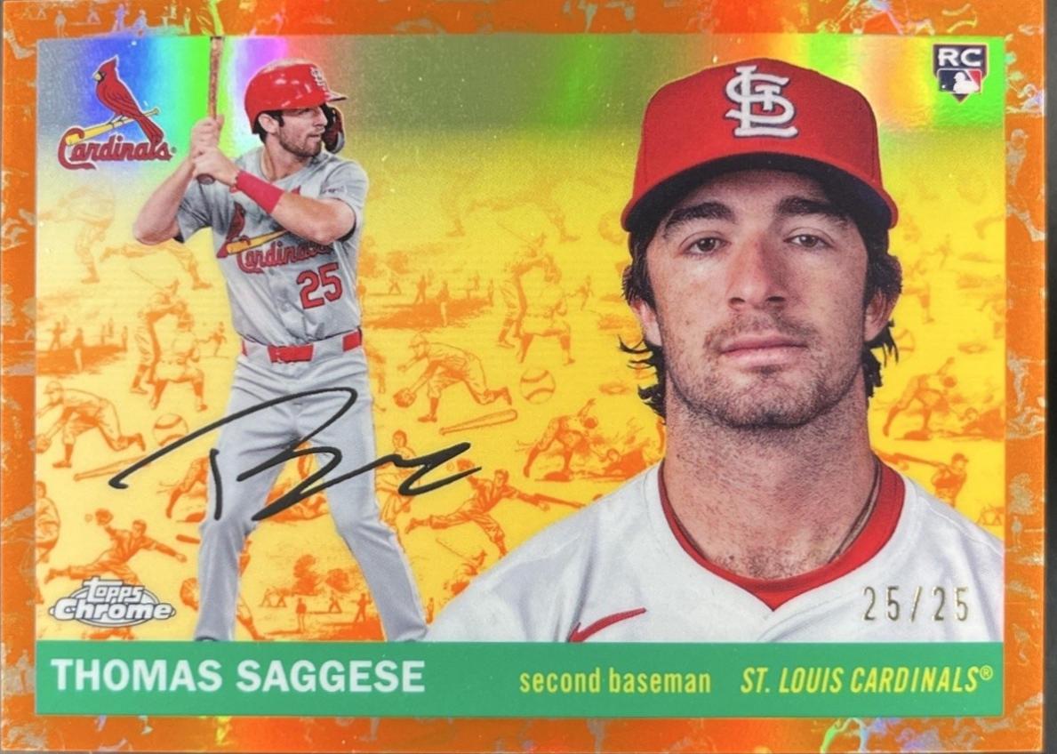Thomas Saggese [Toile White Orange Refractor] #217