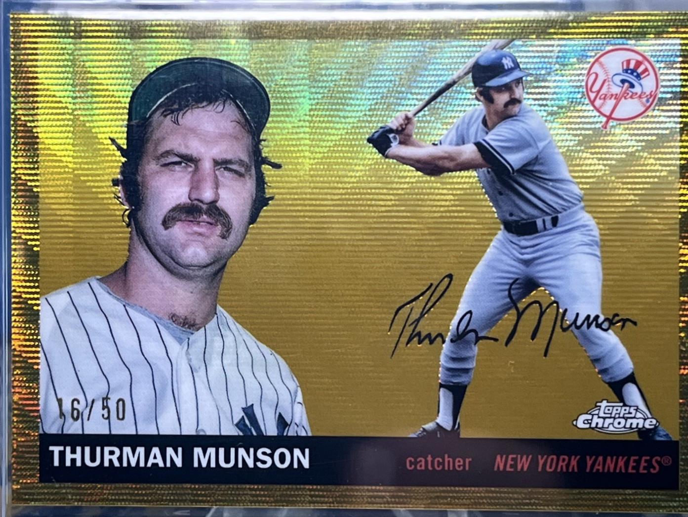 Thurman Munson [Gold Wave] #214