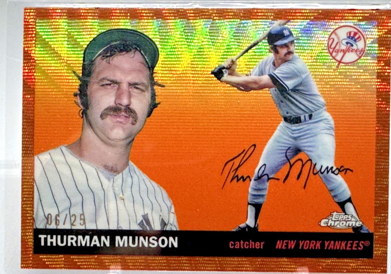 Thurman Munson [Orange Wave] #214