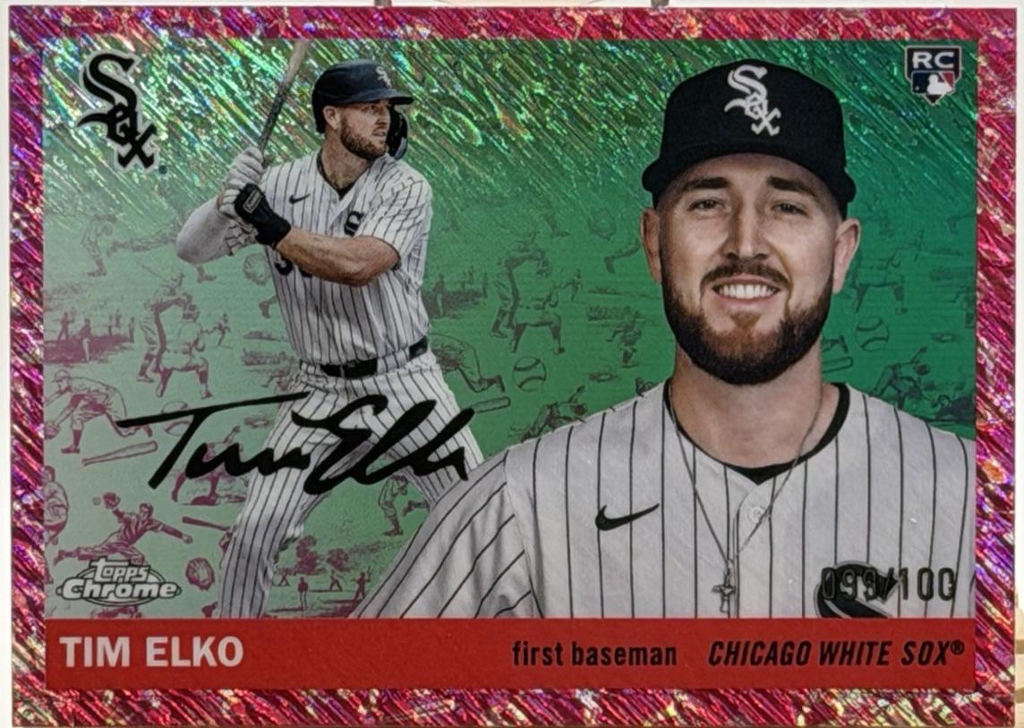 Tim Elko [Blue Shimmer Refractor] #243