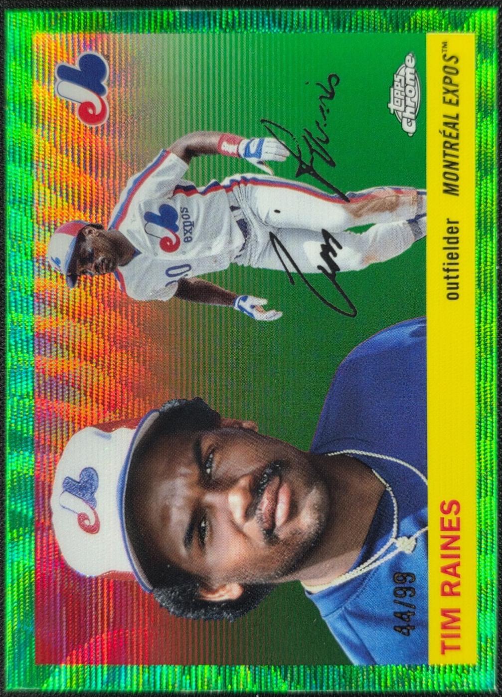 Tim Raines [Green Wave Refractor] #476