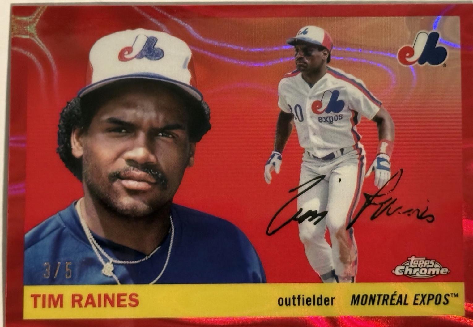 Tim Raines [Red Refractor] #476