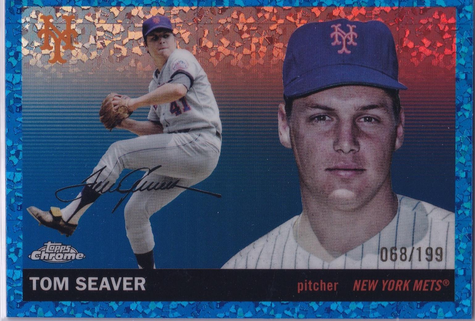 Tom Seaver [Blue Mini-Diamond Refractor] #437
