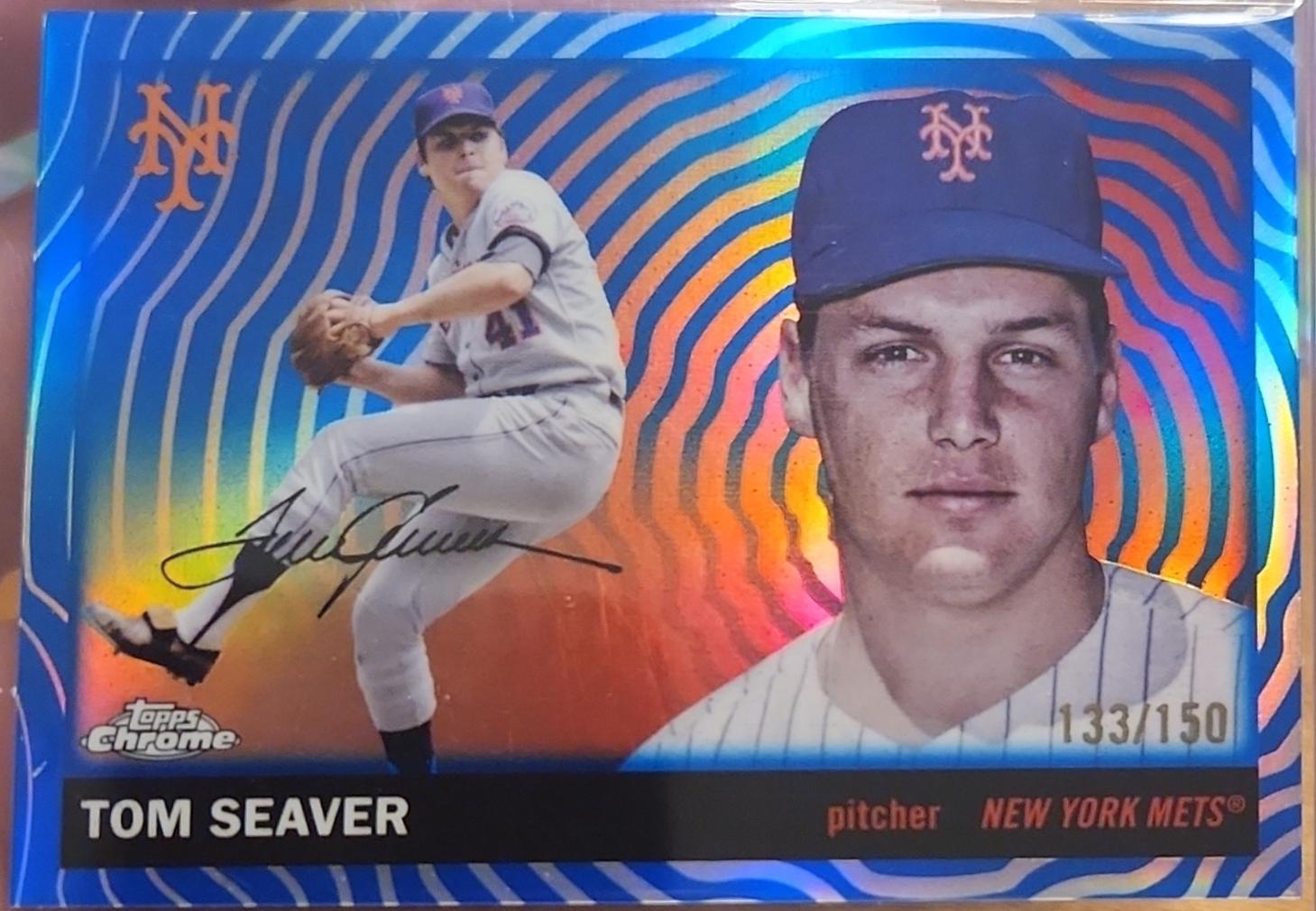 Tom Seaver [Blue Vibrations Refractor] #437