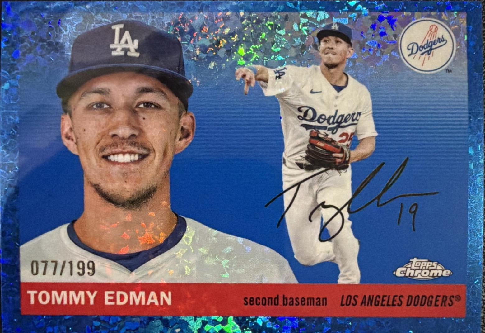 Tommy Edman [Blue Mini-Diamond Refractor] #18