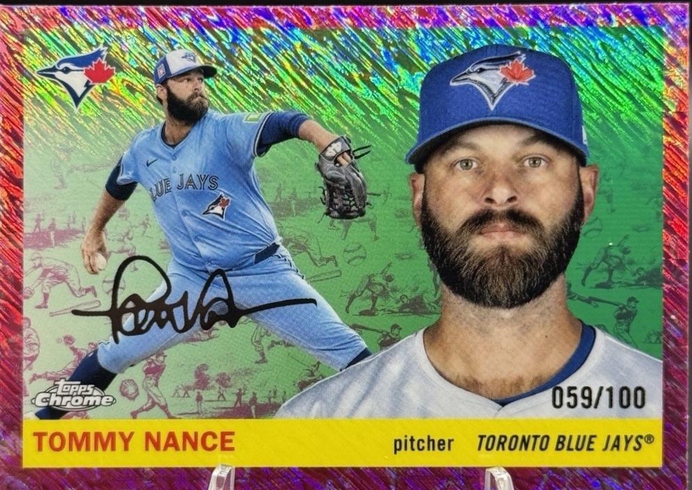 Tommy Nance [Blue Shimmer Refractor] #378
