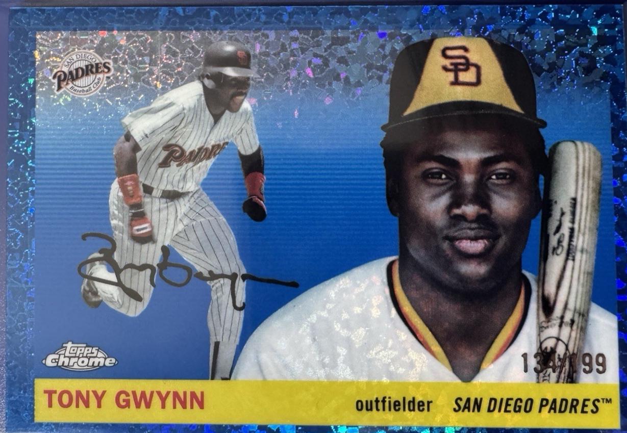 Tony Gwynn [Blue Mini-Diamond Refractor] #431