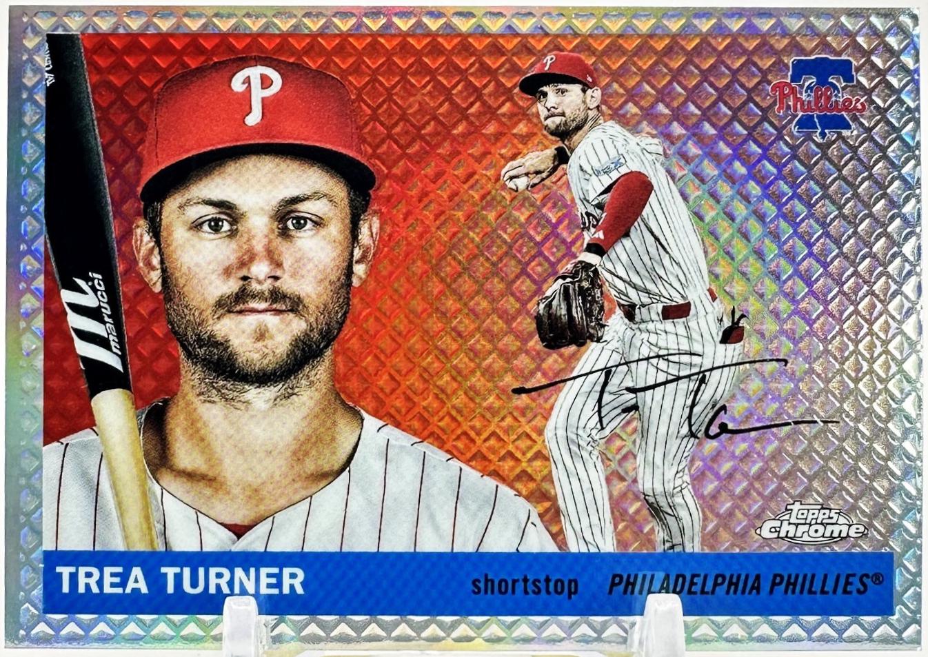 Trea Turner [Diamond Etch Refractor] #102