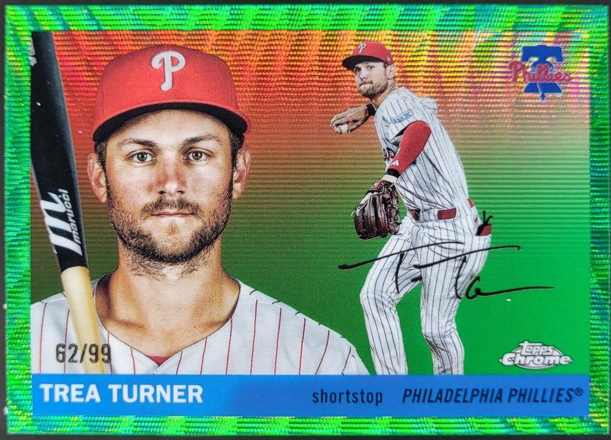 Trea Turner [Green Wave Refractor] #102
