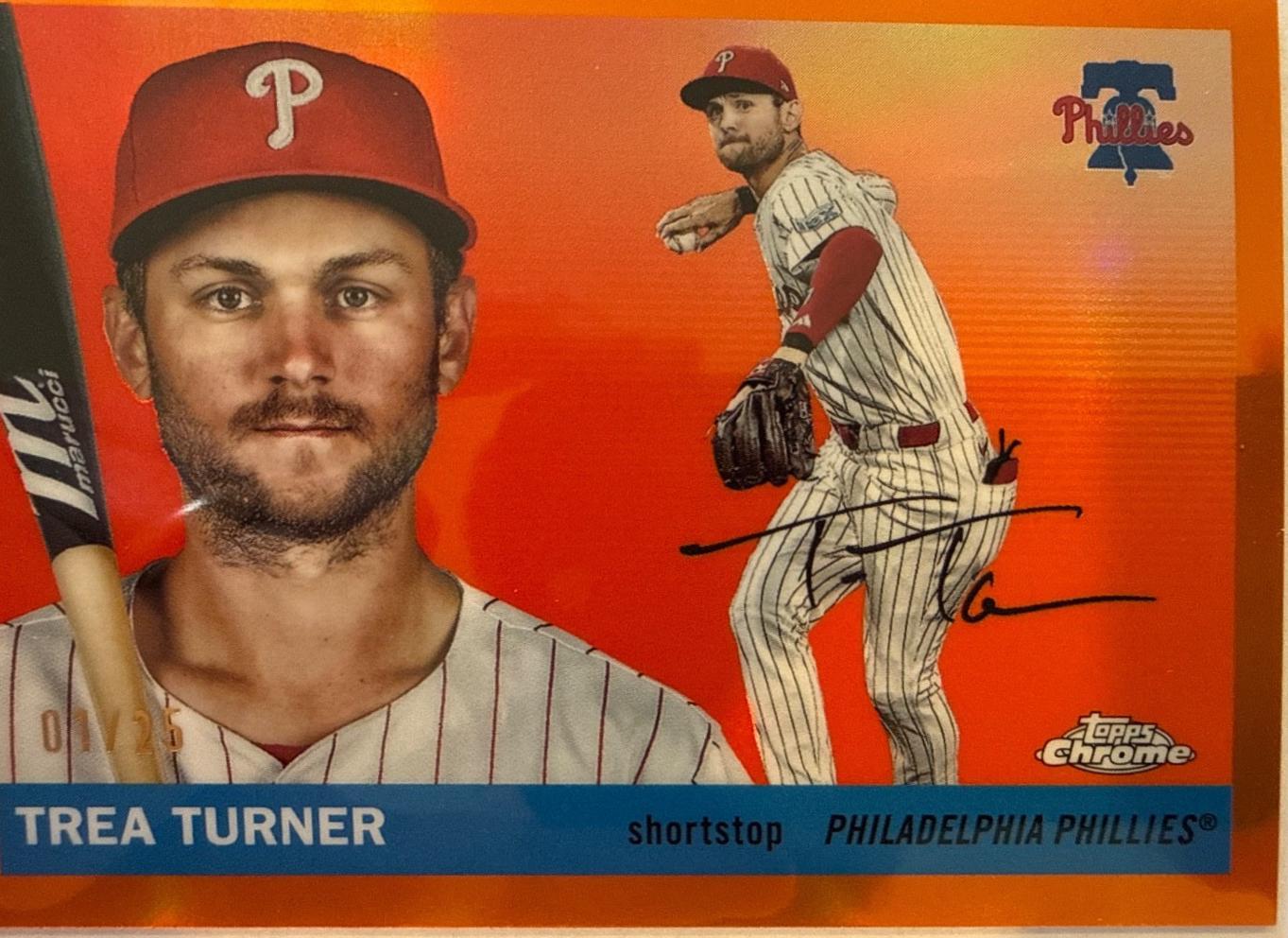 Trea Turner [Orange Refractor] #102