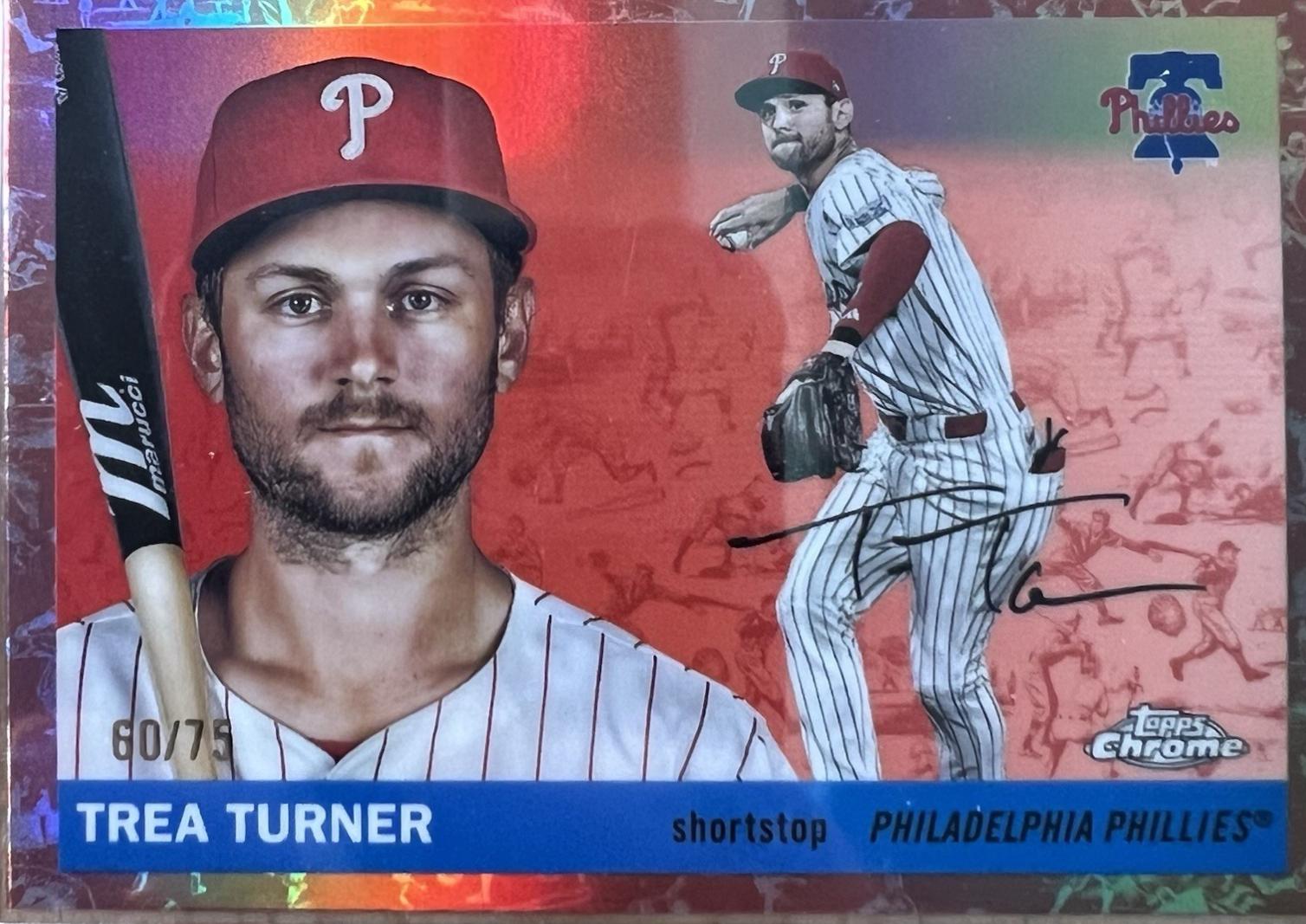 Trea Turner [Toile Cream Rose Gold Refractor] #102
