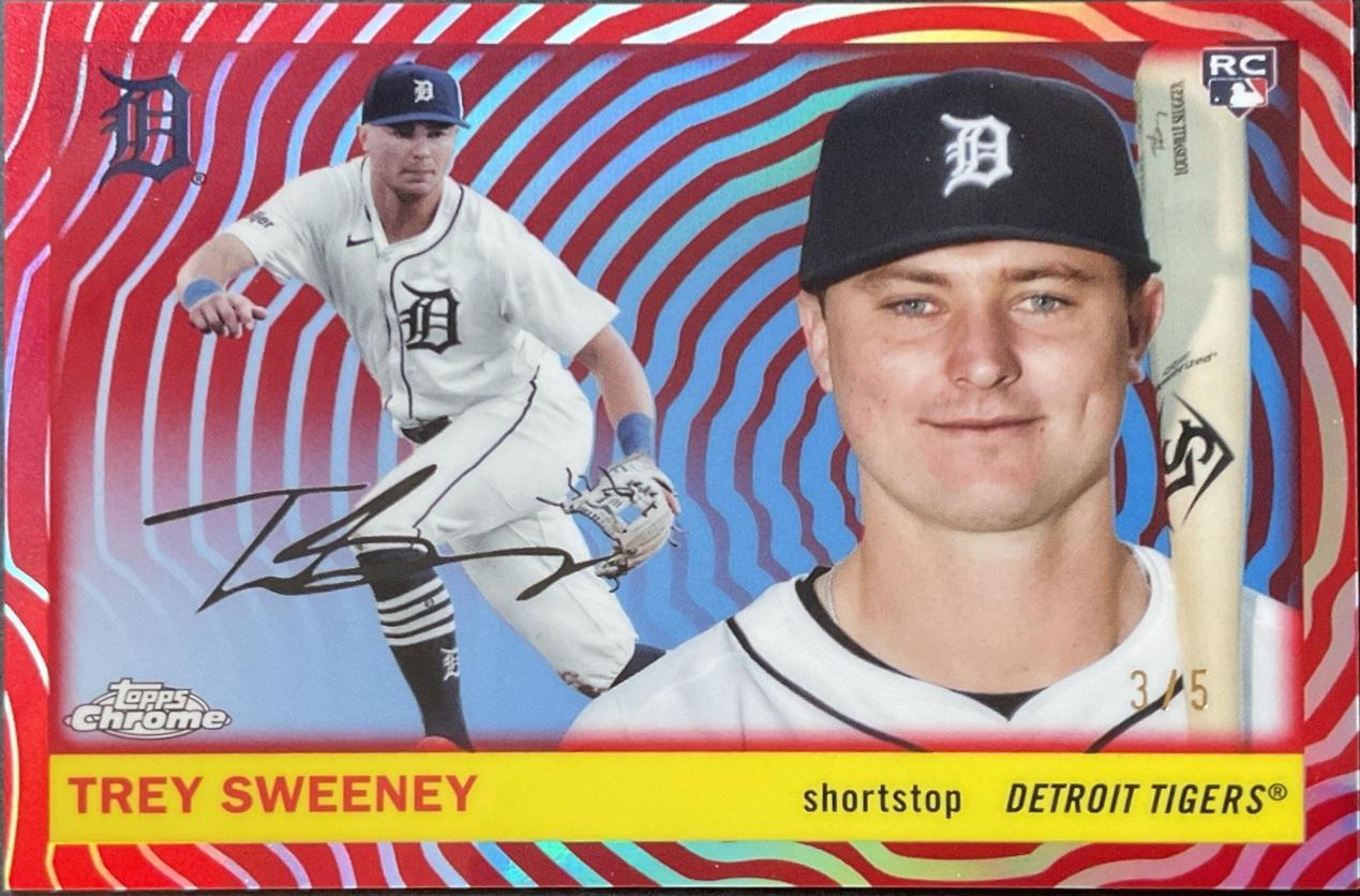 Trey Sweeney [Red Vibrations Refractor] #298