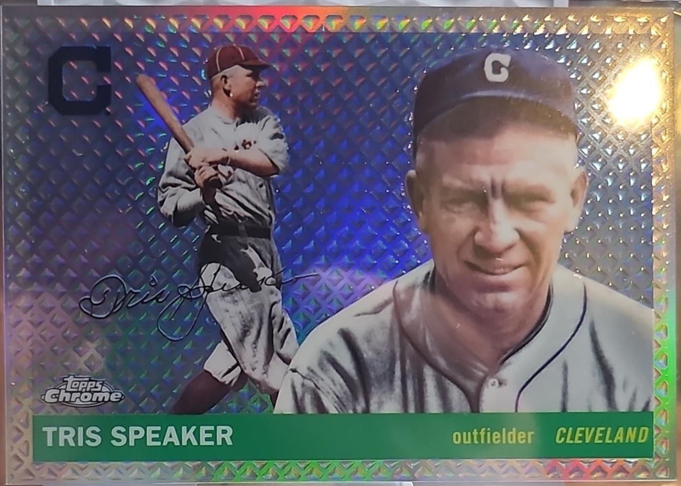Tris Speaker [Diamond Etch Refractor] #438