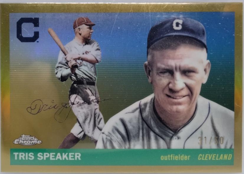 Tris Speaker [Gold Refractor] #438