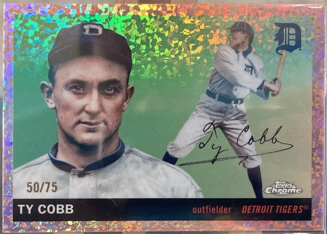 Ty Cobb [Rose Gold Mini-Diamond Refractor] #492