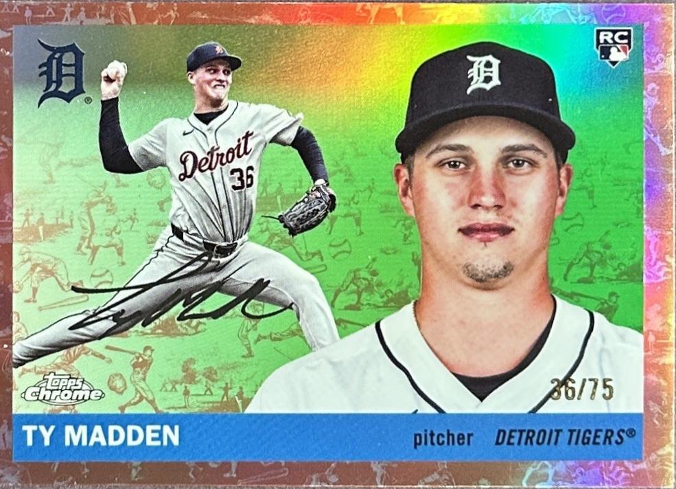 Ty Madden [Toile Cream Rose Gold Refractor] #230