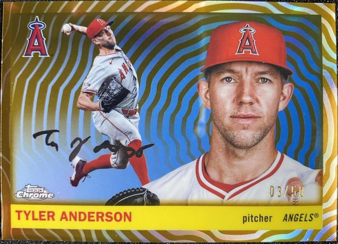 Tyler Anderson [Gold Vibrations Refractor] #34