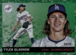 Tyler Glasnow [Toile White Green Refractor] #200