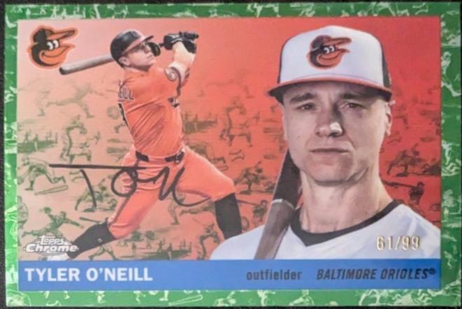 Tyler O'Neill [Toile White Green Refractor] #414