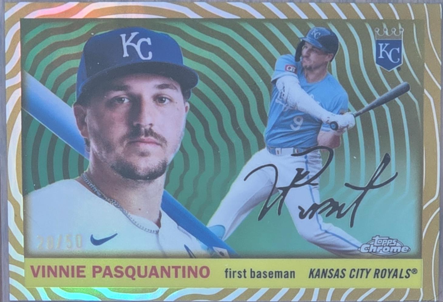 Vinnie Pasquantino [Gold Vibrations Refractor] #89