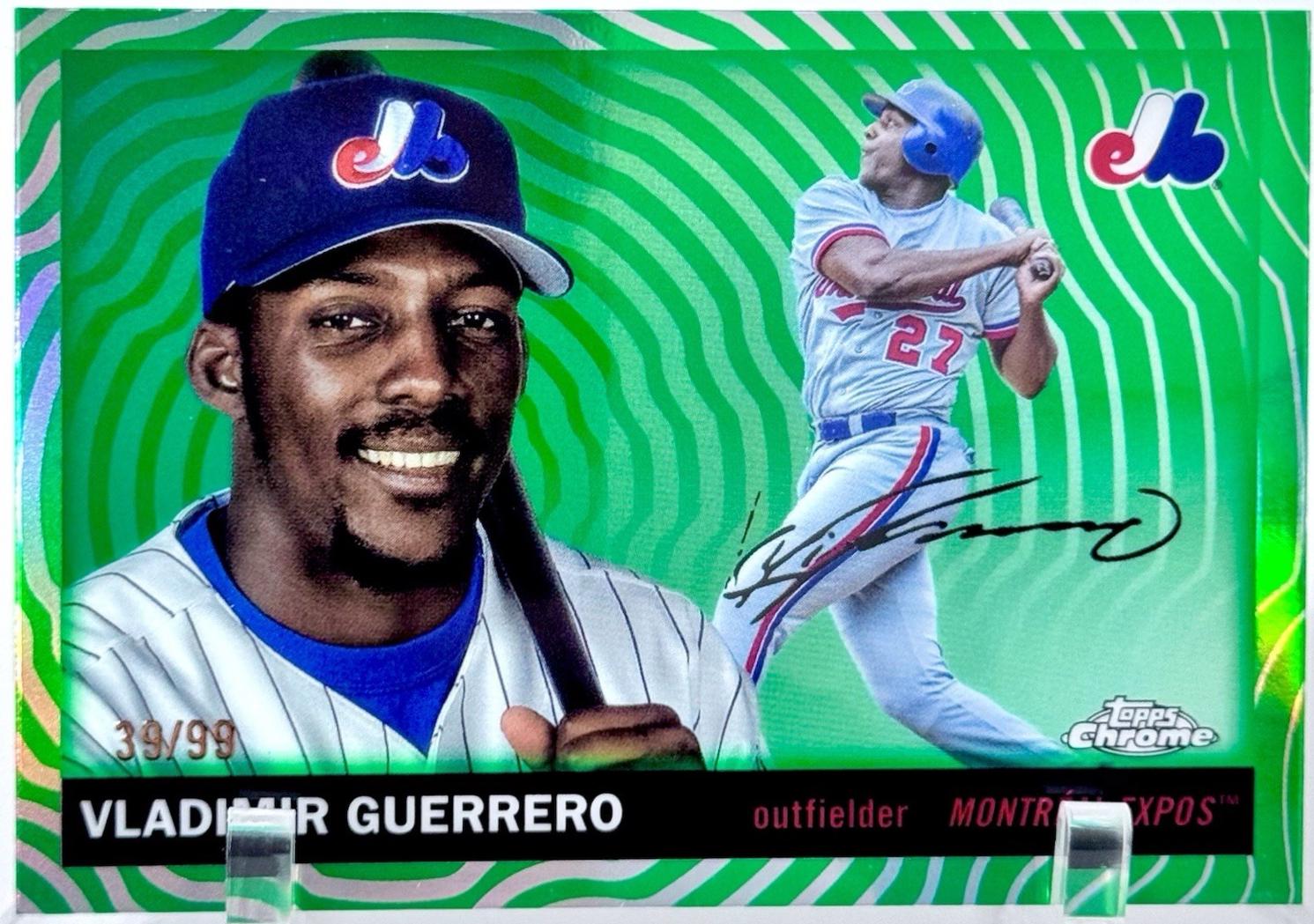 Vladimir Guerrero [Green Vibrations Refractor] #406