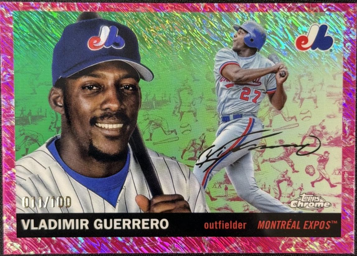 Vladimir Guerrero [Toile Cream Fuchsia Shimmer] #406