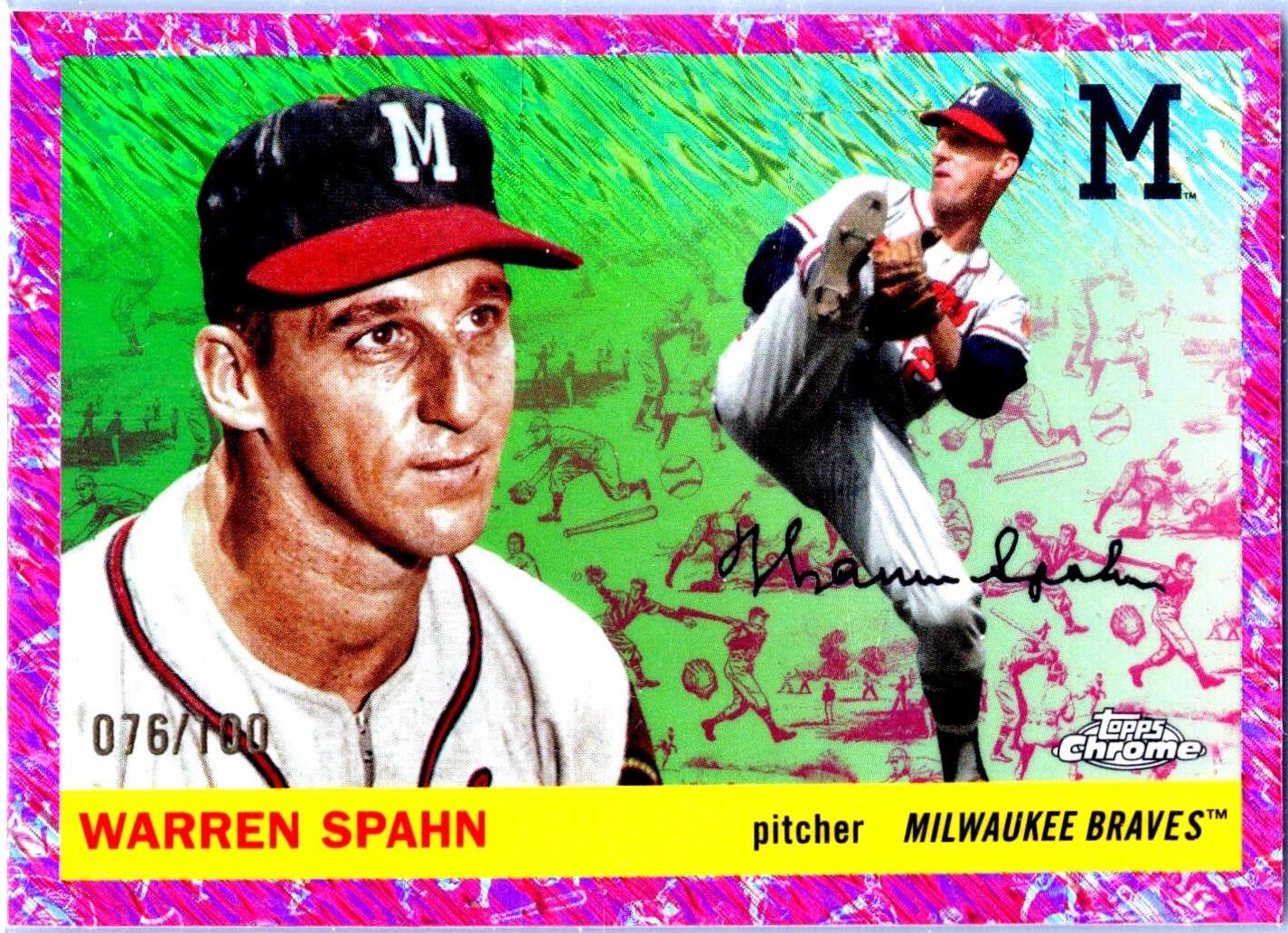 Warren Spahn [Toile Cream Fuchsia Shimmer] #353