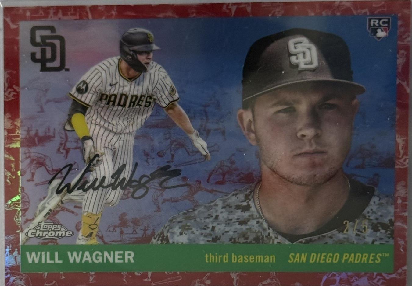 Will Wagner [Toile Cream Red Refractor] #201