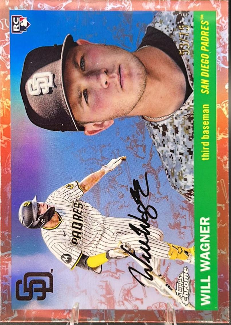 Will Wagner [Toile Cream Rose Gold Refractor] #201