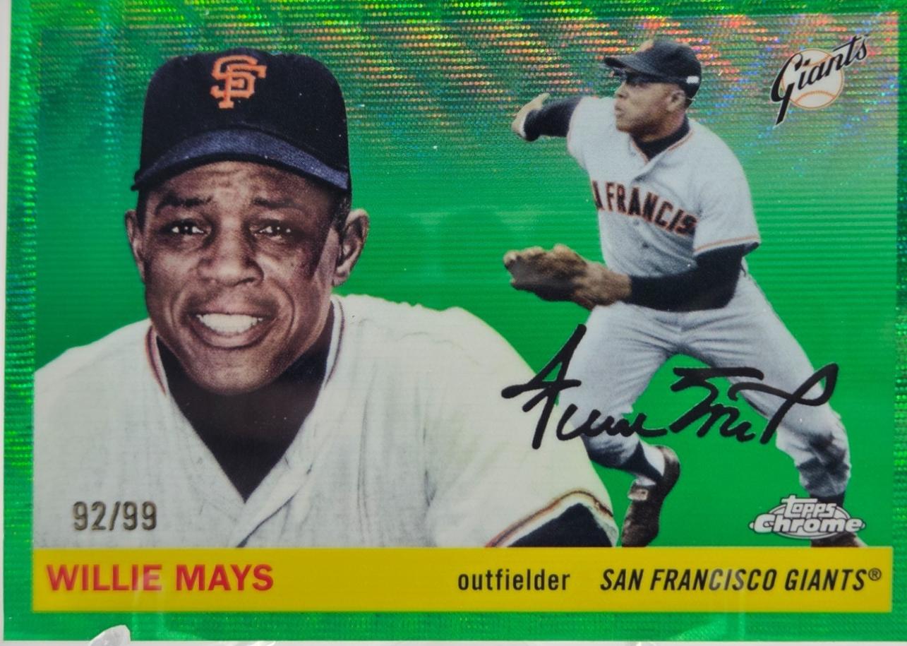 Willie Mays [Green Wave Refractor] #469