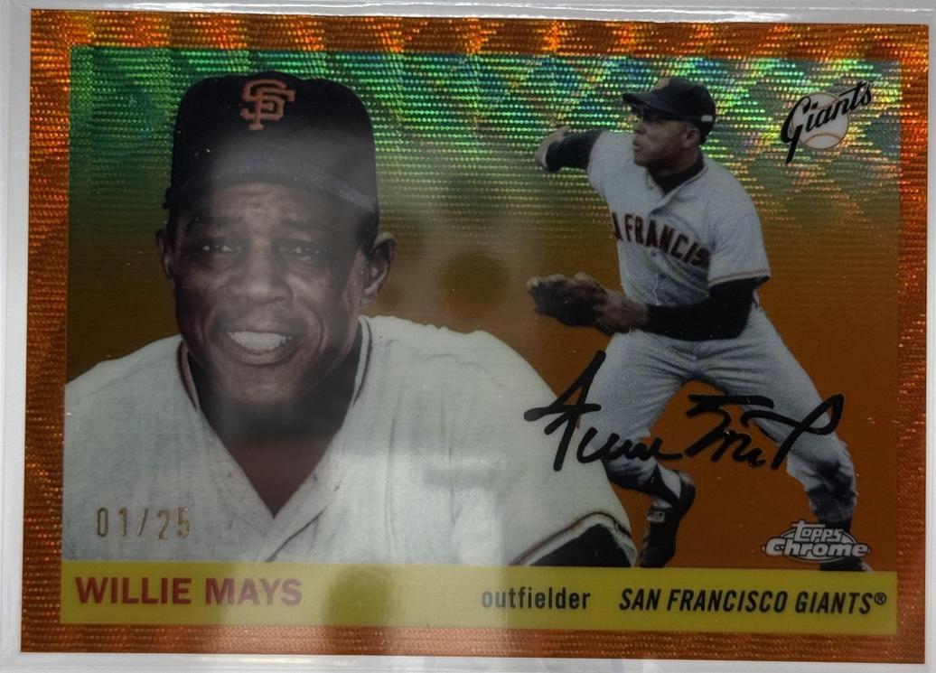Willie Mays [Orange Wave] #469