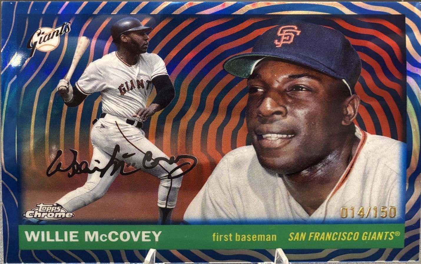 Willie McCovey [Blue Vibrations Refractor] #404