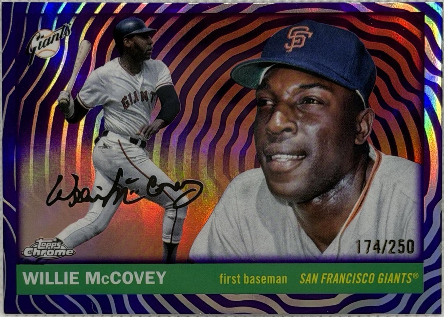 Willie McCovey [Vibrations Refractor] #404
