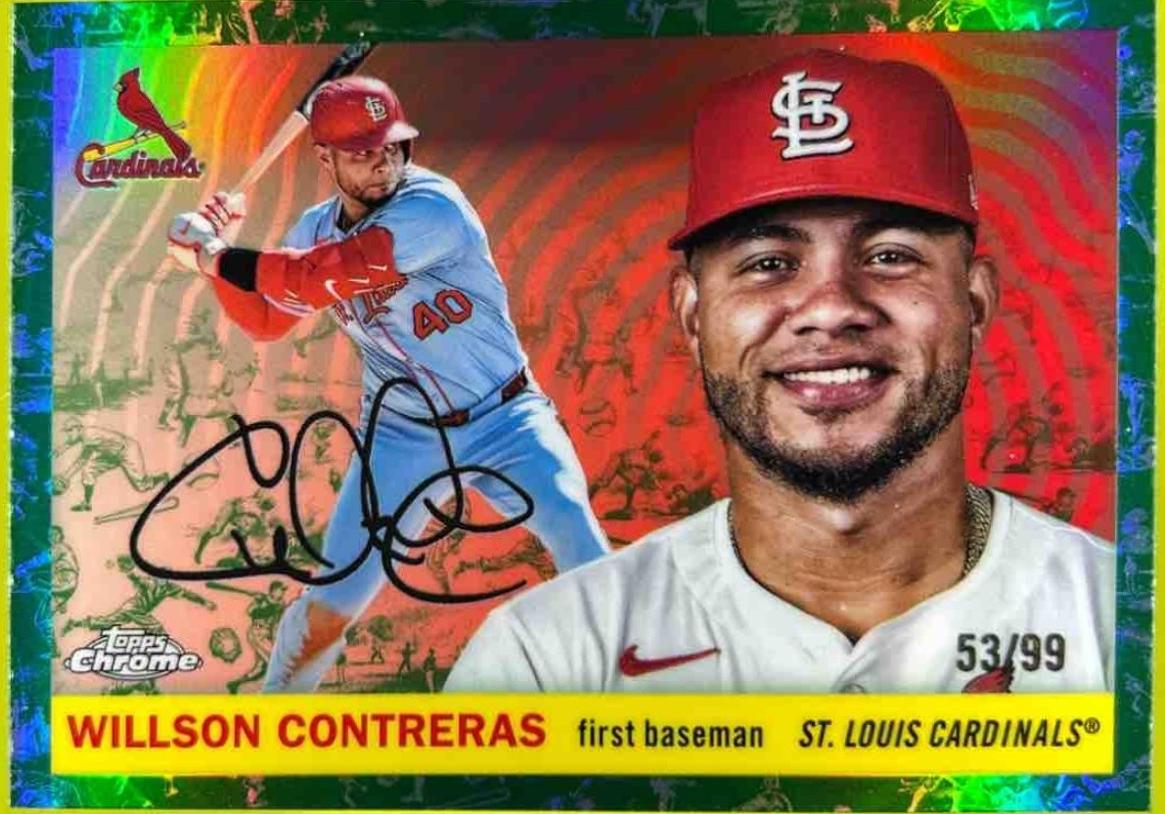 Willson Contreras [Green Vibrations Refractor] #108