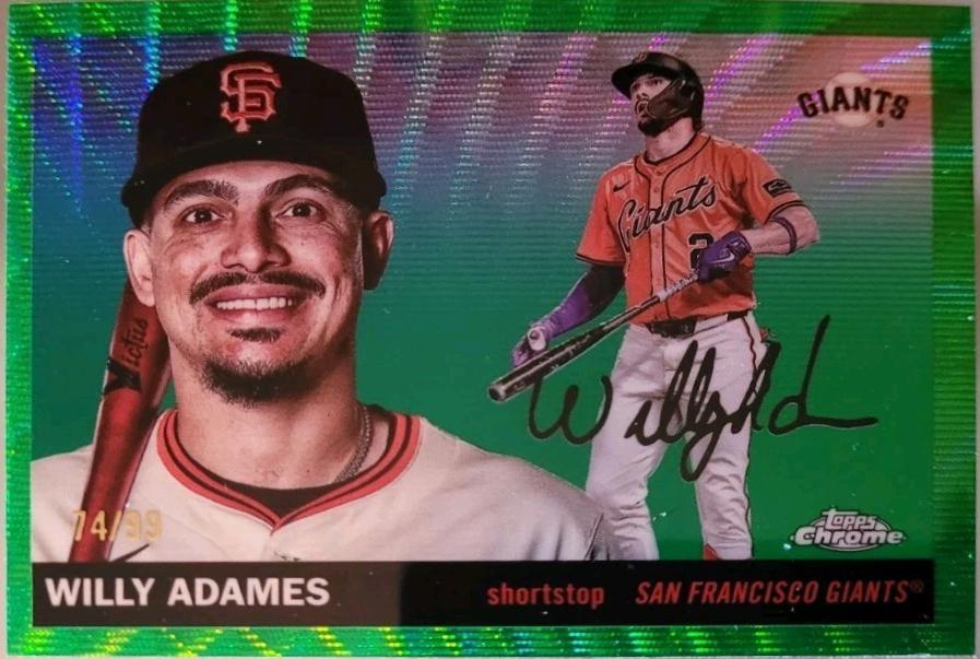Willy Adames [Green Wave Refractor] #170