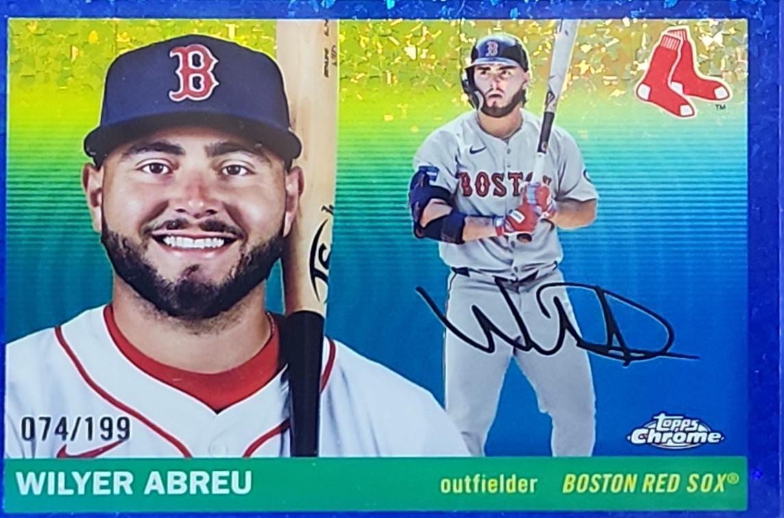Wilyer Abreu [Blue Mini-Diamond Refractor] #56