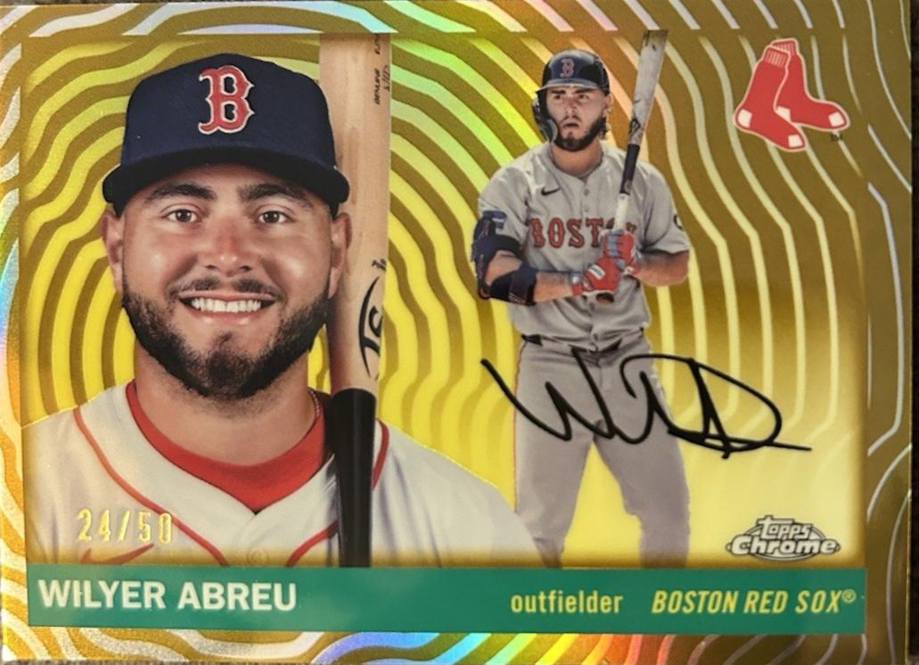 Wilyer Abreu [Gold Vibrations Refractor] #56