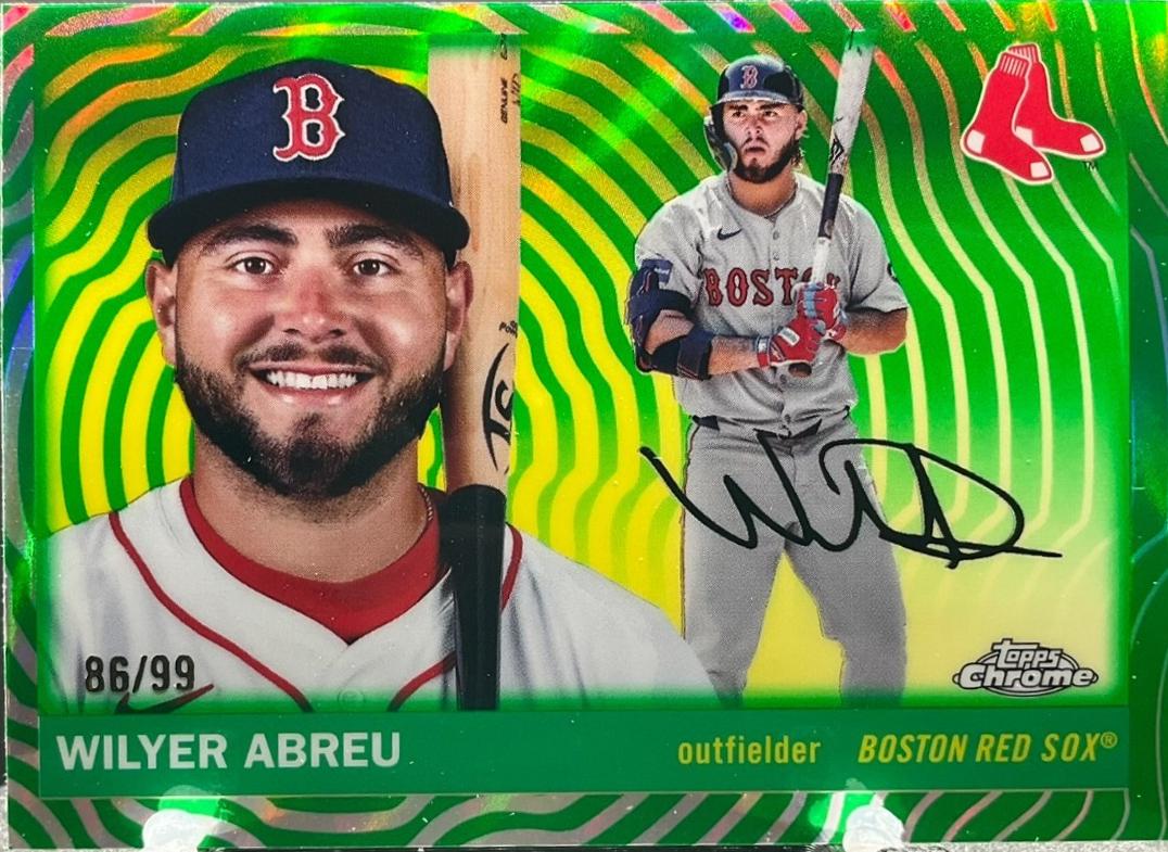 Wilyer Abreu [Green Vibrations Refractor] #56