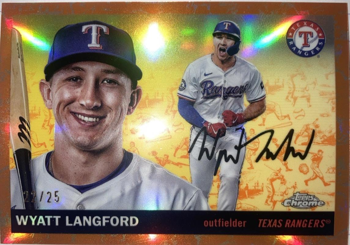 Wyatt Langford [Orange Wave] #142