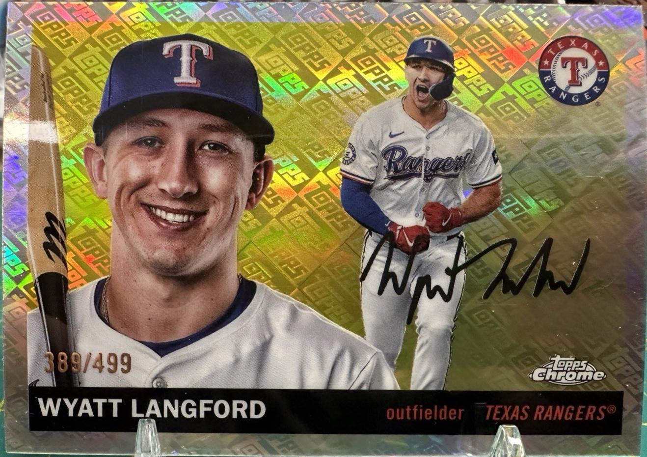Wyatt Langford [Topps Refractor] #142