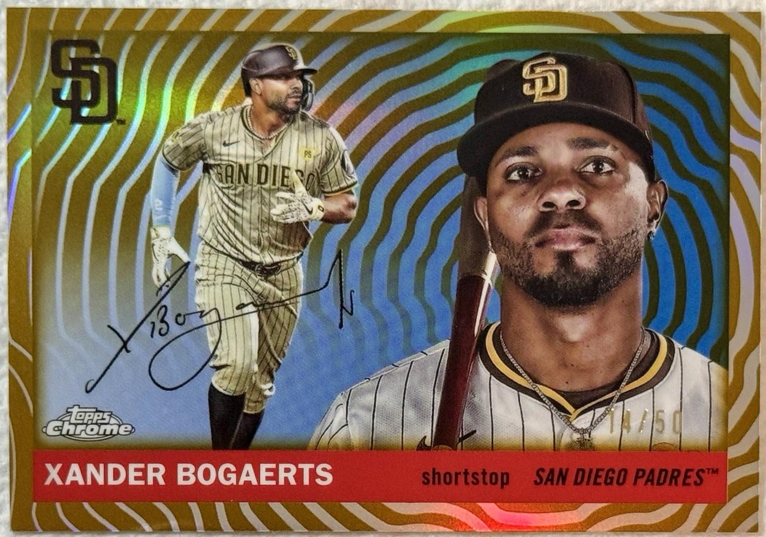 Xander Bogaerts [Gold Vibrations Refractor] #174