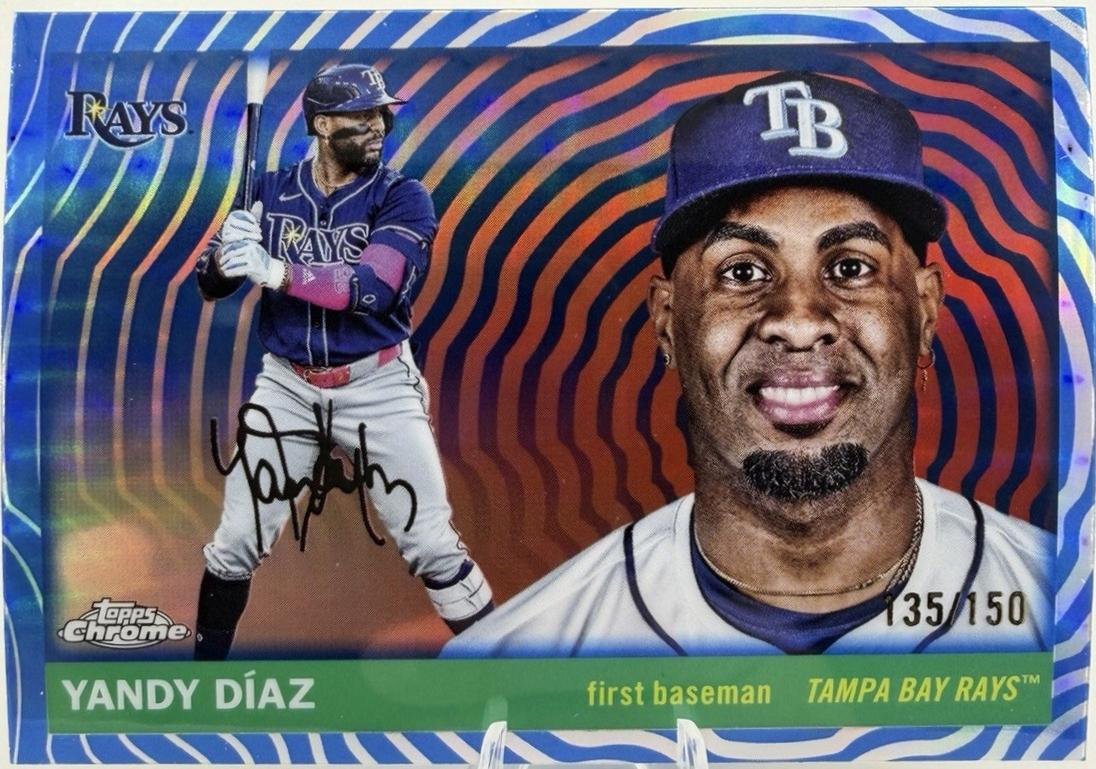Yandy Diaz [Blue Vibrations Refractor] #180