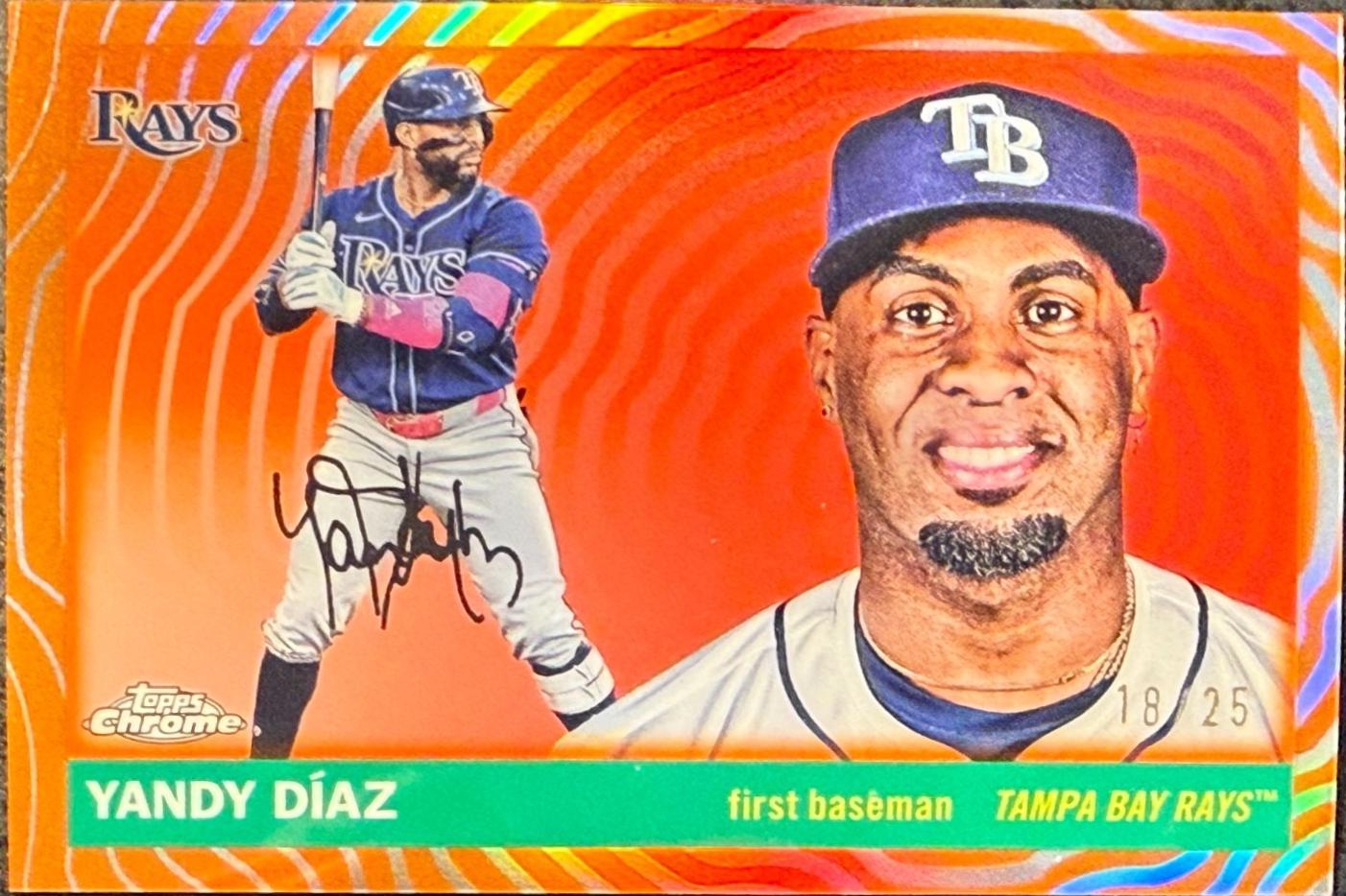 Yandy Diaz [Orange Vibrations Refractor] #180