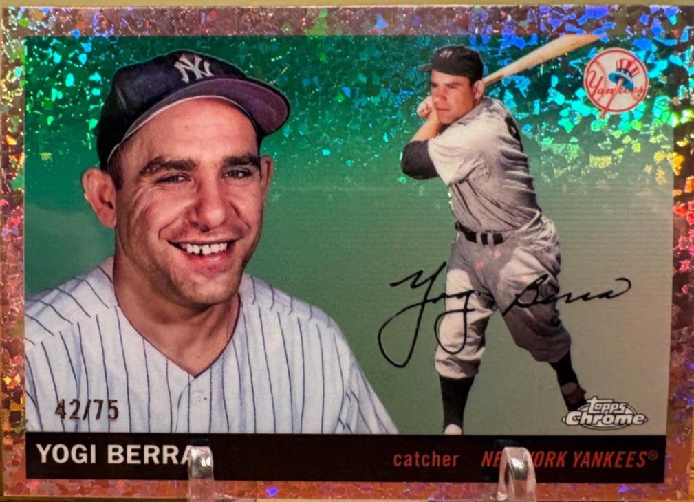 Yogi Berra [Rose Gold Mini-Diamond Refractor] #450