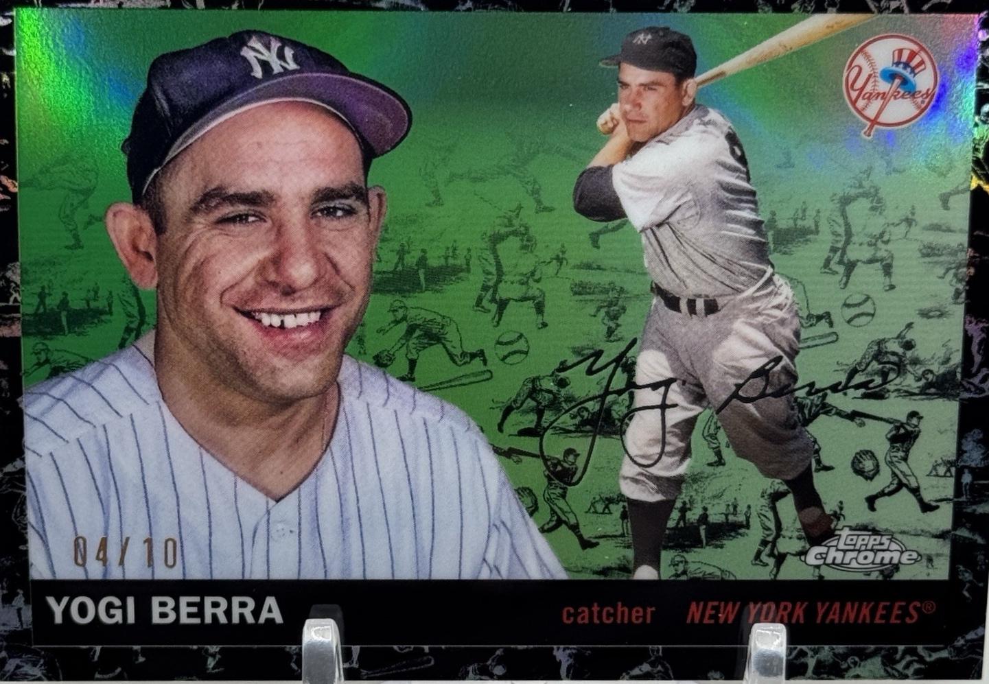 Yogi Berra [Toile Cream Black Refractor] #450