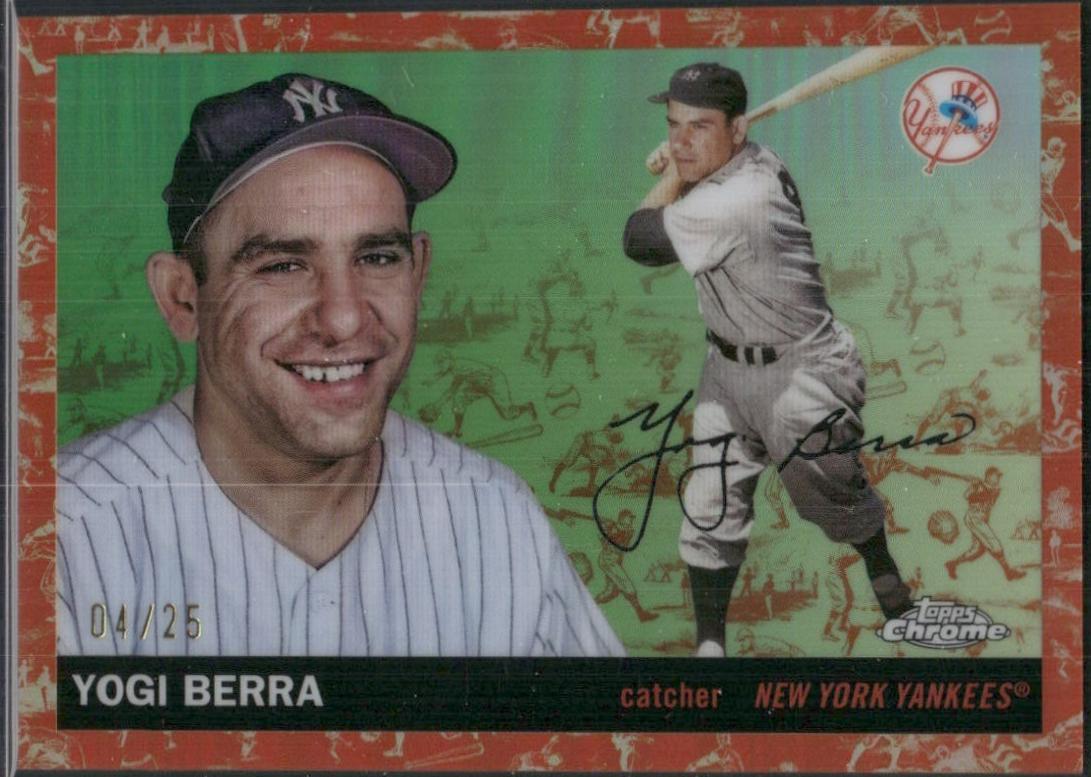 Yogi Berra [Toile White Orange Refractor] #450