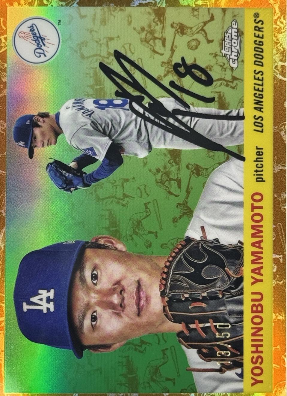Yoshinobu Yamamoto [Toile Cream Gold Refractor] #8