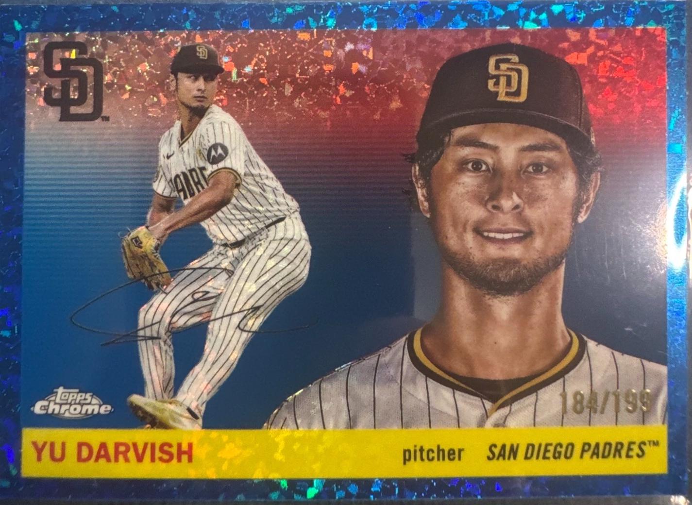 Yu Darvish [Blue Mini-Diamond Refractor] #150