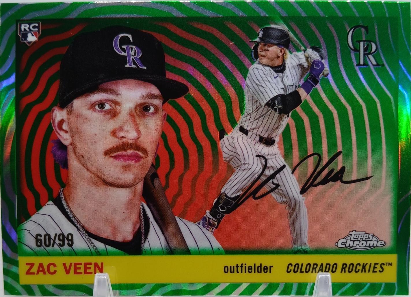 Zac Veen [Green Vibrations Refractor] #325