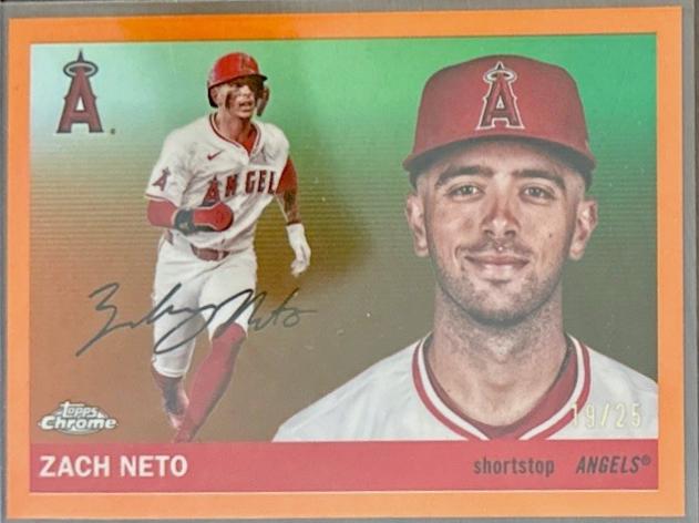 Zach Neto [Orange Refractor] #62